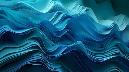 Background with abstract blue shapes