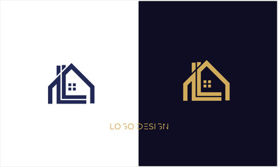 Simple Real estate Logo Monogram
