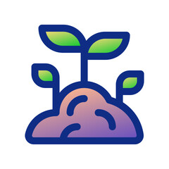 Editable seedling, plant, growing seed vector icon. Gardening, landscaping, horticulture. Part of a big icon set family. Perfect for web and app interfaces, presentations, infographics, etc
