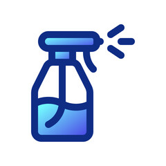 Editable water sprayer, spray bottle vector icon. Gardening, lanscaping, hygiene. Part of a big icon set family. Perfect for web and app interfaces, presentations, infographics, etc