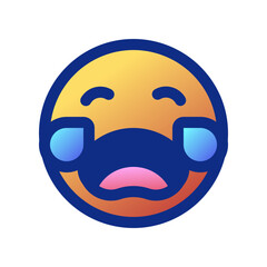 Editable crying expression emoticon vector icon. Part of a big icon set family. Part of a big icon set family. Perfect for web and app interfaces, presentations, infographics, etc