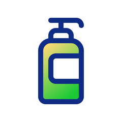 Editable shower gel vector icon. Cosmetics, makeup, skincare, beauty. Part of a big icon set family. Perfect for web and app interfaces, presentations, infographics, etc