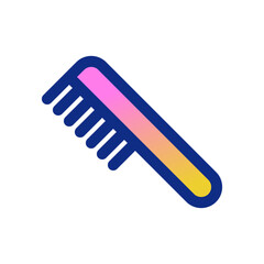 Editable hair comb vector icon. Cosmetics, makeup, skincare, beauty. Part of a big icon set family. Perfect for web and app interfaces, presentations, infographics, etc