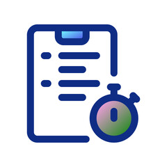 Obraz premium Editable assignment, quiz, task vector icon. Online learning, course, tutorial. Part of a big icon set family. Perfect for web and app interfaces, presentations, infographics, etc