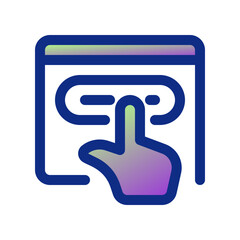 Editable press button vector icon. Part of a big icon set family. Perfect for web and app interfaces, presentations, infographics, etc