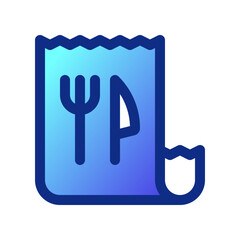 Editable restaurant bill, invoice vector icon. Part of a big icon set family. Perfect for web and app interfaces, presentations, infographics, etc