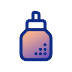 Editable sugar bottle vector icon. Cafe, coffee shop, restaurant, drink, beverages. Part of a big icon set family. Perfect for web and app interfaces, presentations, infographics, etc