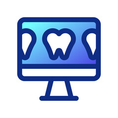 Editable dental information vector icon. Dentistry, healthcare, medical. Part of a big icon set family. Perfect for web and app interfaces, presentations, infographics, etc