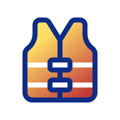 Editable lifejacket vector icon. Part of a big icon set family. Perfect for web and app interfaces, presentations, infographics, etc