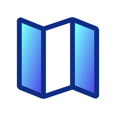 Editable map vector icon. Map, location, navigation. Part of a big icon set family. Perfect for web and app interfaces, presentations, infographics, etc