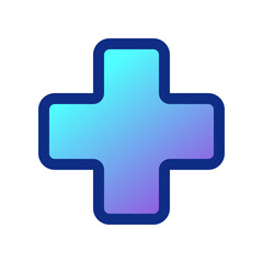 Editable cross vector icon. Part of a big icon set family. Perfect for web and app interfaces, presentations, infographics, etc