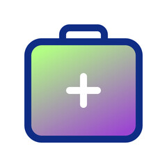 Obraz premium Editable first aid kit vector icon. Part of a big icon set family. Perfect for web and app interfaces, presentations, infographics, etc