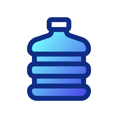 Obraz premium Editable water gallon vector icon. Part of a big icon set family. Perfect for web and app interfaces, presentations, infographics, etc