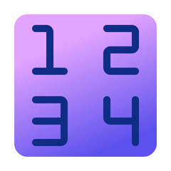 Editable number vector icon. Part of a big icon set family. Perfect for web and app interfaces, presentations, infographics, etc