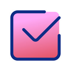 Editable check box vector icon. Part of a big icon set family. Perfect for web and app interfaces, presentations, infographics, etc