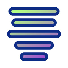 Obraz premium Editable paragraph center alignment vector icon. Part of a big icon set family. Perfect for web and app interfaces, presentations, infographics, etc