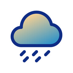 Editable heavy rainfall vector icon. Part of a big icon set family. Perfect for web and app interfaces, presentations, infographics, etc