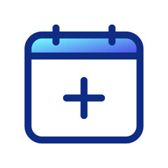 Obraz premium Editable vector add new calendar event icon. Part of a big icon set family. Perfect for web and app interfaces, presentations, infographics, etc