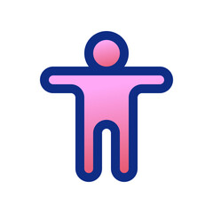 Editable human body vector icon. Part of a big icon set family. Perfect for web and app interfaces, presentations, infographics, etc