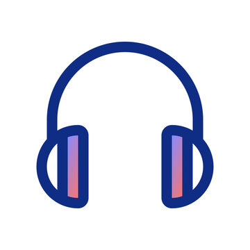 Editable vector headphones earmuffs icon. Black, transparent white background. Part of a big icon set family. Perfect for web and app interfaces, presentations, infographics, etc