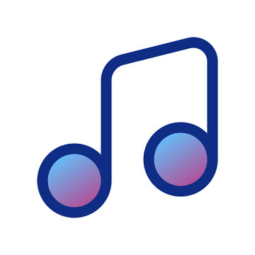 Editable vector music song icon. Black, transparent white background. Part of a big icon set family. Perfect for web and app interfaces, presentations, infographics, etc