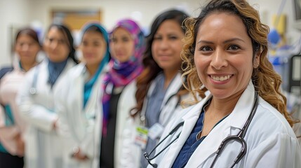 A healthcare team providing services in multiple languages to serve a diverse community