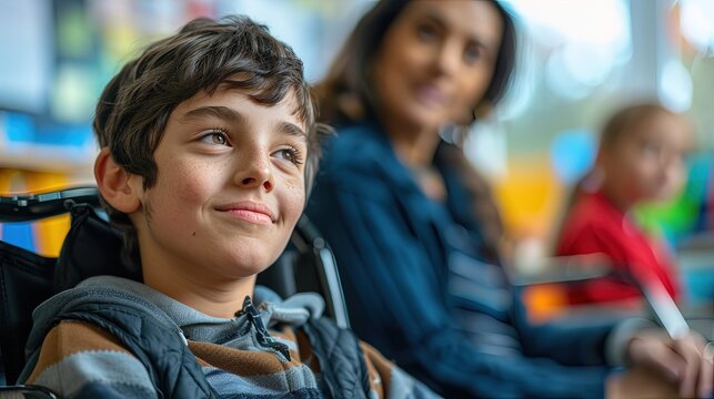 A special education teacher using innovative tools to engage students