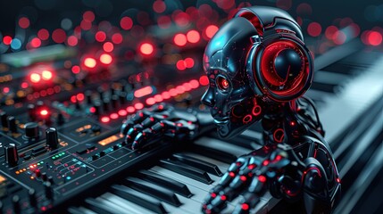 Artificial intelligence composing music