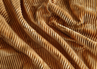 a blanket with a brown pattern on it - obrazy, fototapety, plakaty