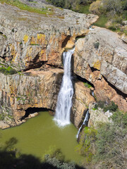 La Cimbarra waterfall in the Despeñaperros National Park, province of Jaén - 761871007