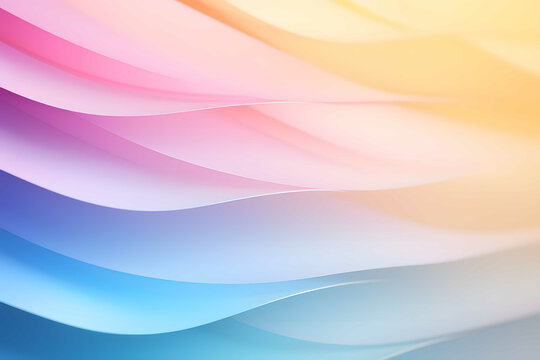 rainbow stripes watercolor background image, waves