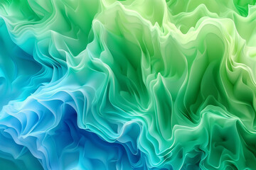 Obraz premium Colorful gradient abstract background in shades of green and blue for designs