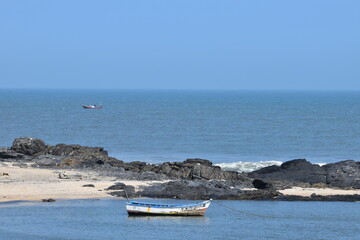 beach horizon boat