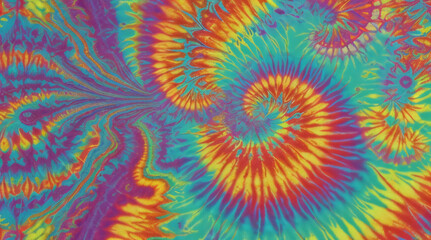 Psychedelic trippy tie-dye swirls