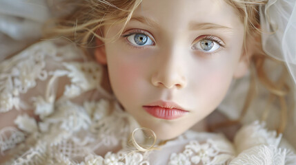 Close up portrait of a woman