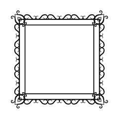 Vintage Outline Border Frame Vector Design 