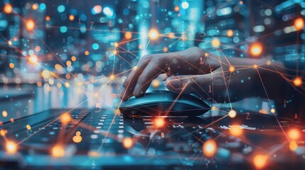 Cityscape Connectivity Digital Innovator Navigating WiFi Networks with Precision and Vision