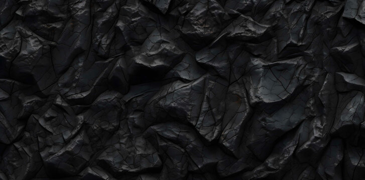 Dark and black rock texture