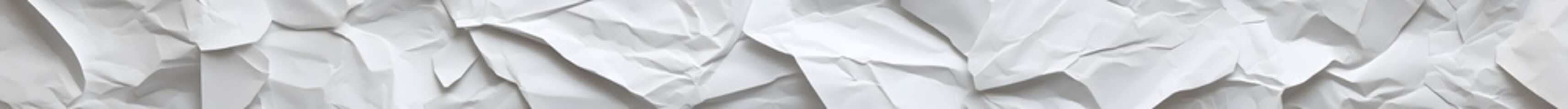 wide horizontal banner with a 3D beige texture of crumpled paper, generative AI surface for...