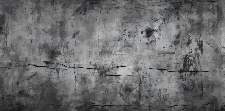The photo captures a black and white image of a solid concrete wall, emphasizing its texture and structural details.