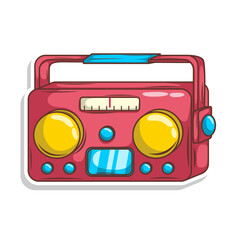 cartoon  classic radio illustration art