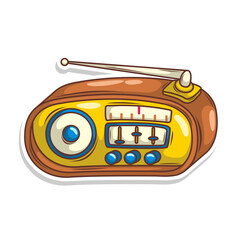 cartoon  classic radio illustration art