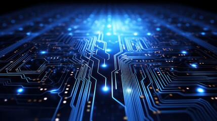 IT technology background that portrays the resilience of digital systems in the face of challenges and disruptions