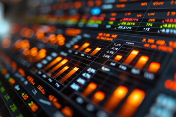 Fototapeta premium a_visual_about_financial_markets