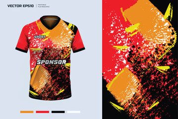 modern e-sport jersey, apparel, uniform design. good use for gaming jersey. design fabric textile for sublimation. vector eps file.