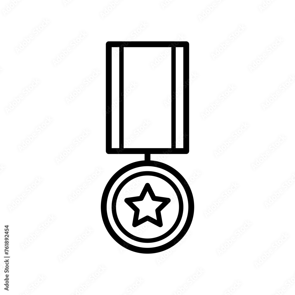 Wall mural Medal icon