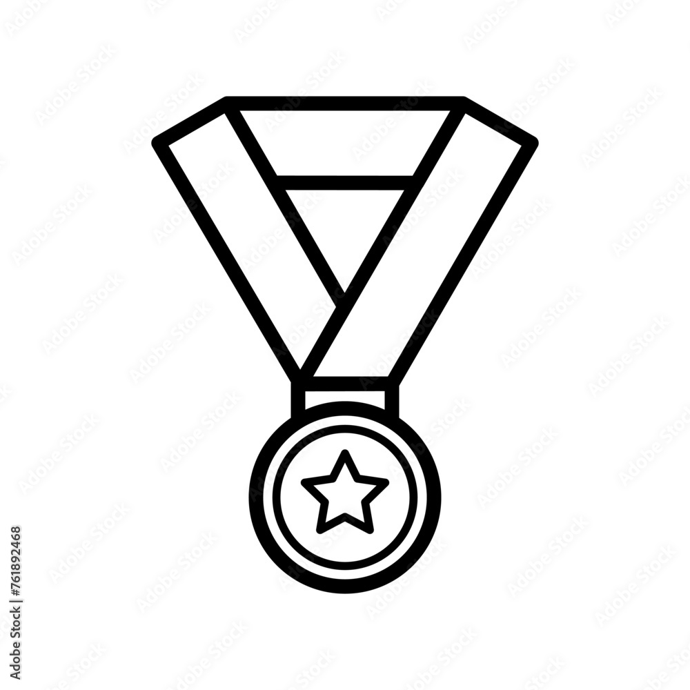 Wall mural Medal icon