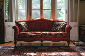 picture of a traditional sofa in a living room