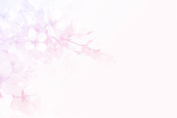 Fototapeta na wymiar 春の息吹を感じる優雅な桜の花の背景