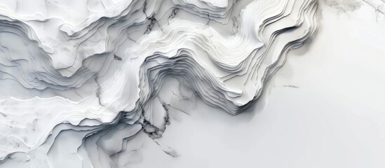 White marble texture with organic pattern for backdrop